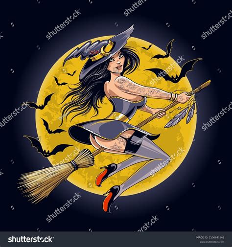 sexy witch tattoo